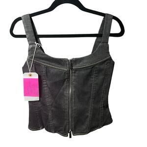 EB Denim Sample Sale Rainy Denim Corset Midnight “Black”